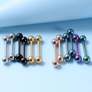 🆕 10 Pack of Barbell Tongue Ring
